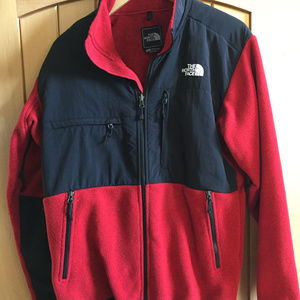 The North Face Mens Fleece / Nylon Full-Zip Jacket
